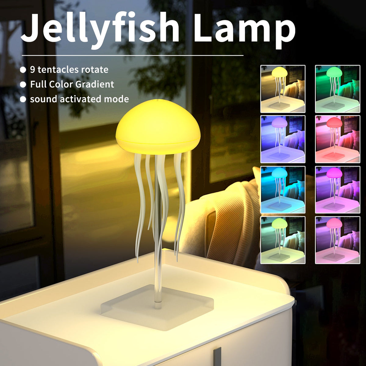 LED Jellyfish Lamp