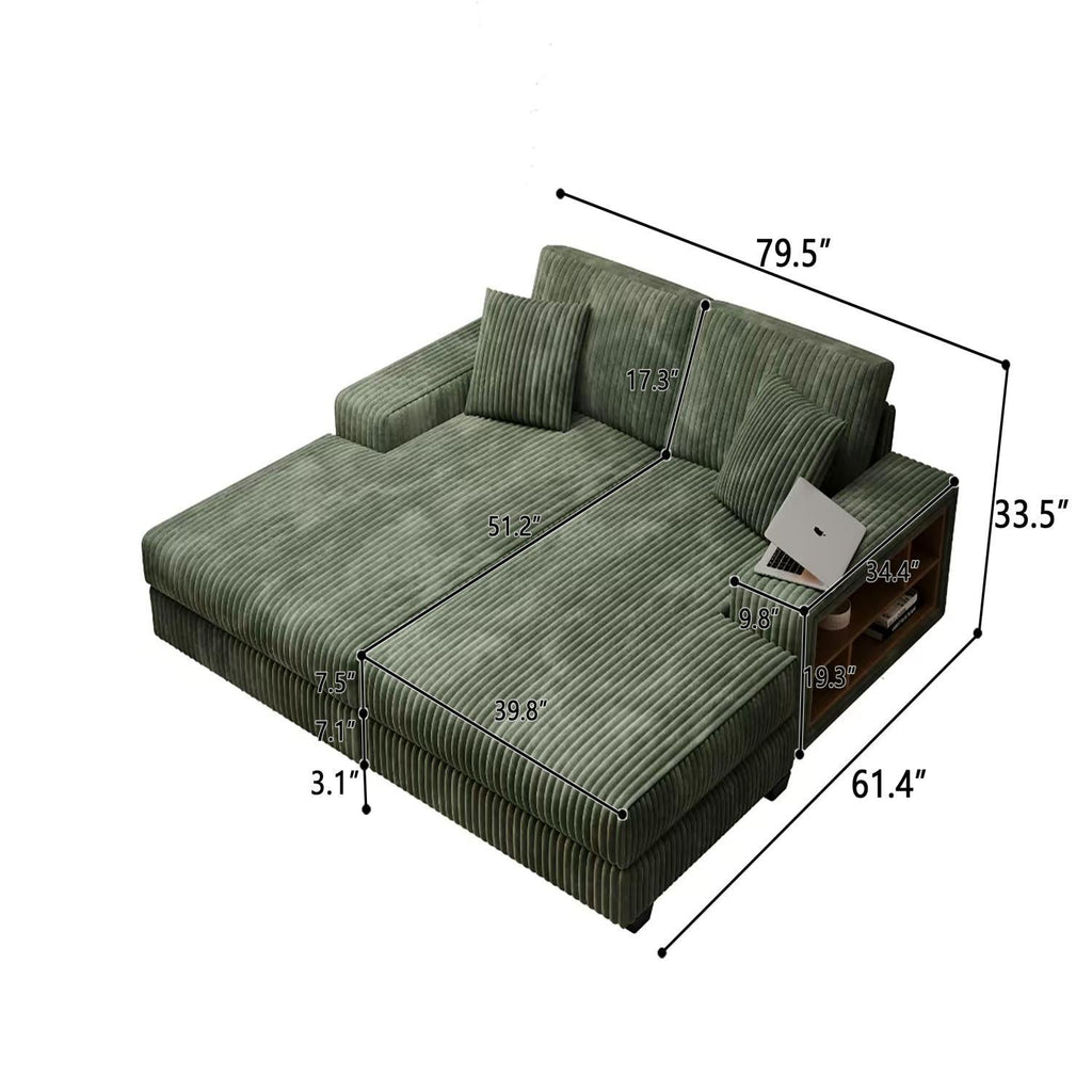 Convertible Sectional Sofa, Sleeper