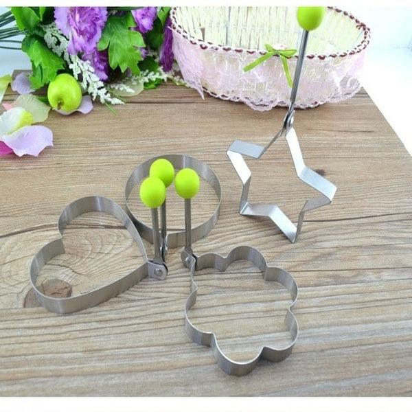 4 Style Stainless Steel Egg Shaper Pancake Mold