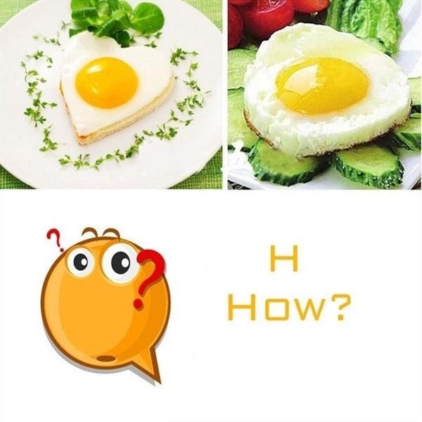 4 Style Stainless Steel Egg Shaper Pancake Mold