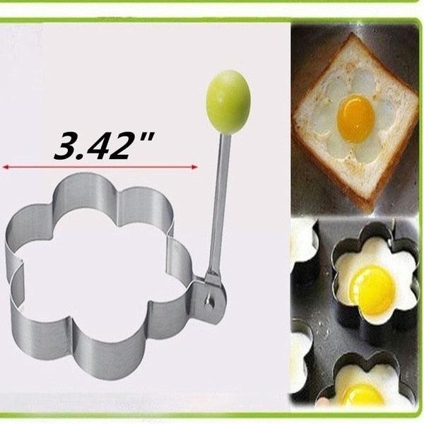 4 Style Stainless Steel Egg Shaper Pancake Mold
