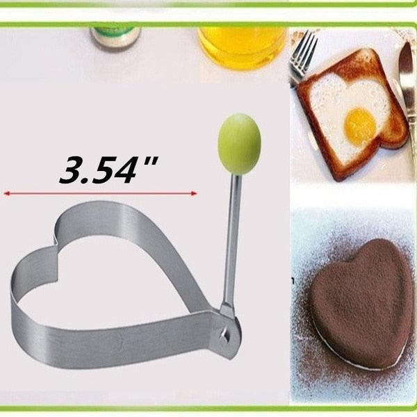 4 Style Stainless Steel Egg Shaper Pancake Mold