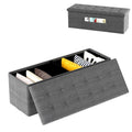 43 Inches Folding Storage Ottoman Bench
