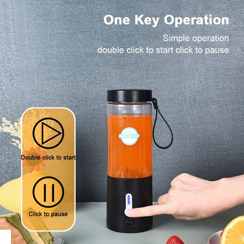 Electric Juicer Portable Smoothie Blender
