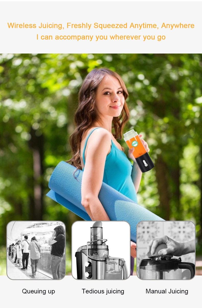 Electric Juicer Portable Smoothie Blender