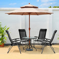 2 Pcs Portable Patio Folding Dining Chairs