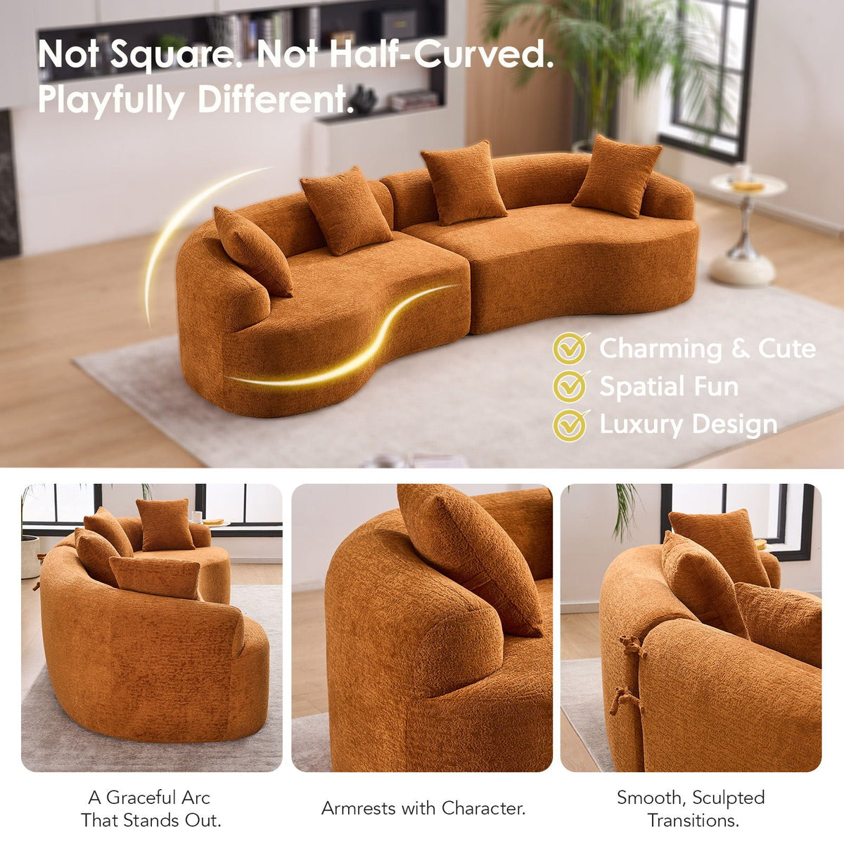 4 Seater Sofa w/ sleeper