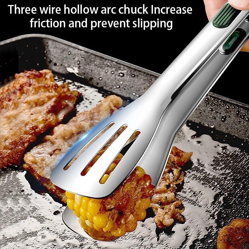 7/9/12inch  Stainless Steel Kitchen Tongs