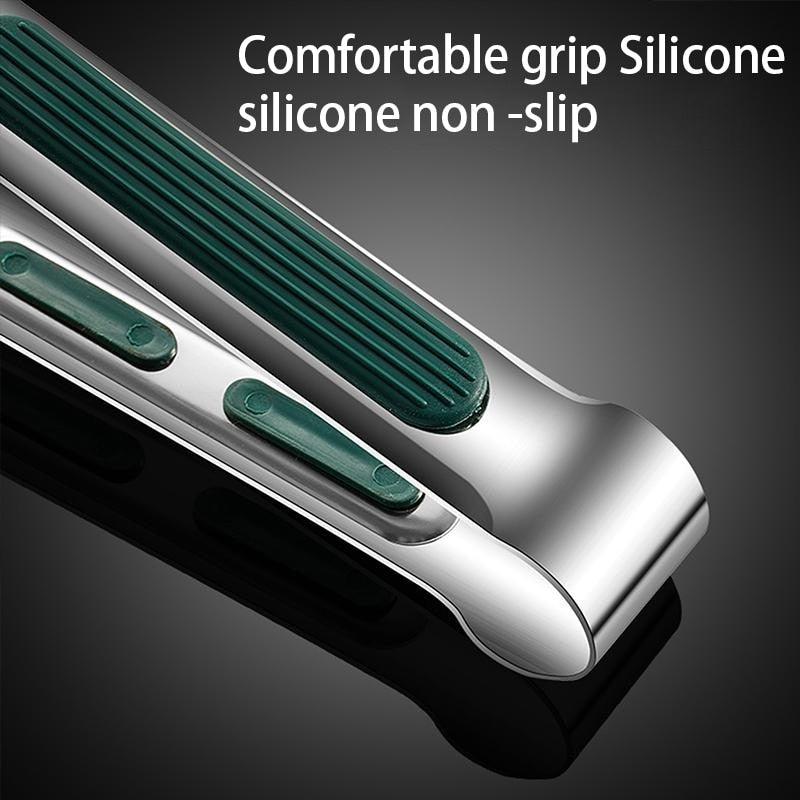 7/9/12inch  Stainless Steel Kitchen Tongs