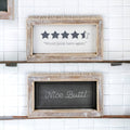 Funny Double Sided Bathroom Sign