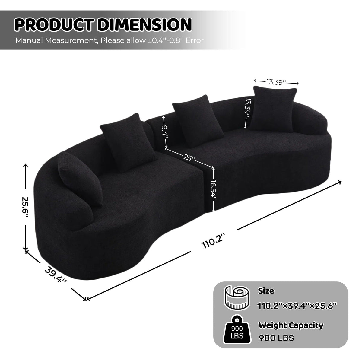 4 Seater Sofa w/ sleeper