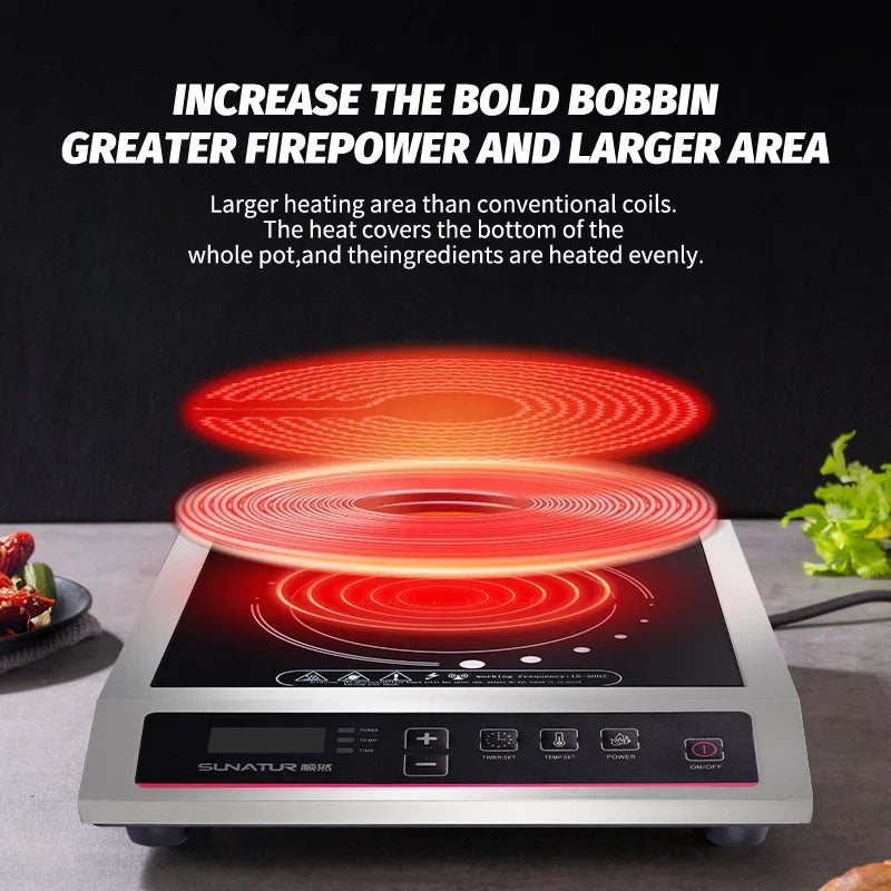 SUNATUR 3500w Single induction cooktop