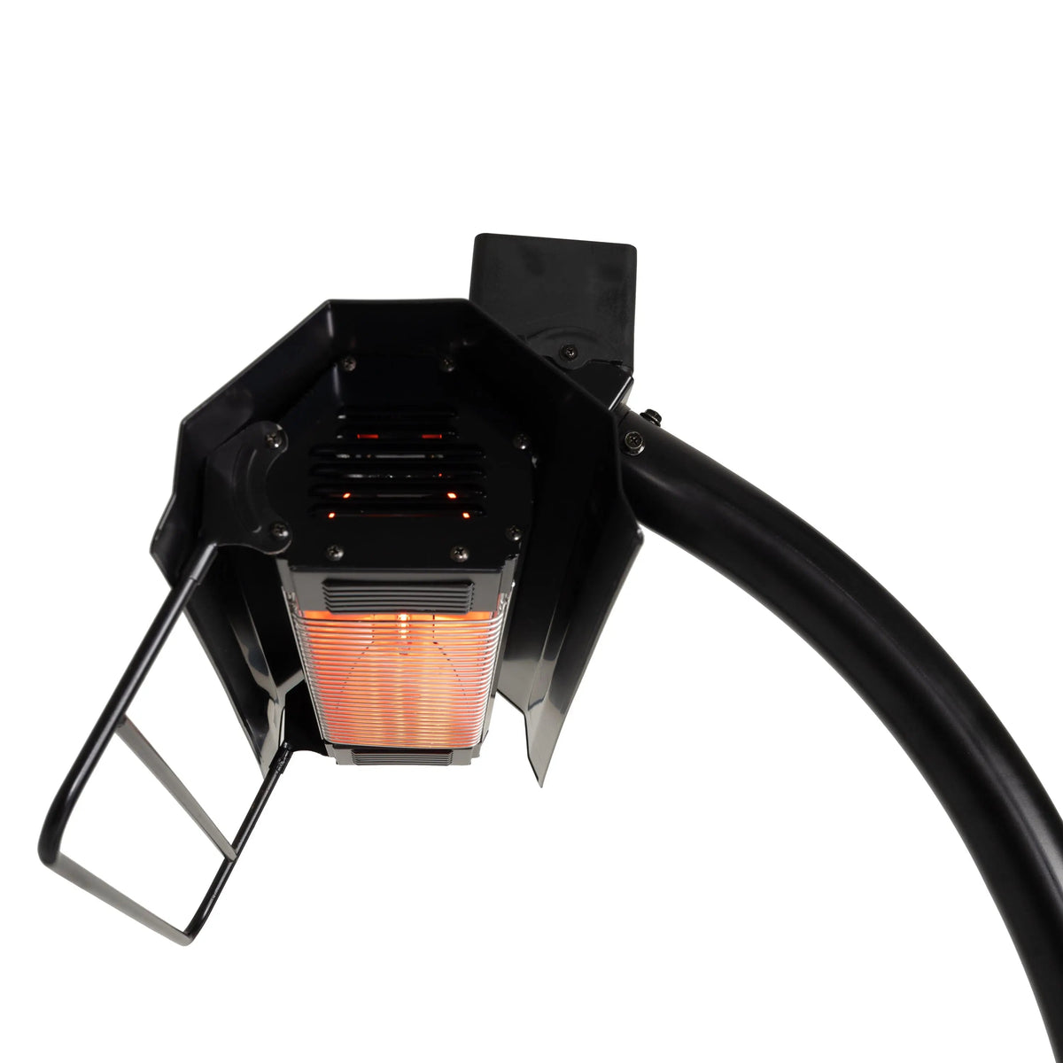 Black Powder Coated Steel Patio Heater
