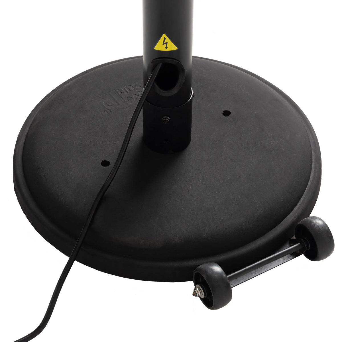 Black Powder Coated Steel Patio Heater