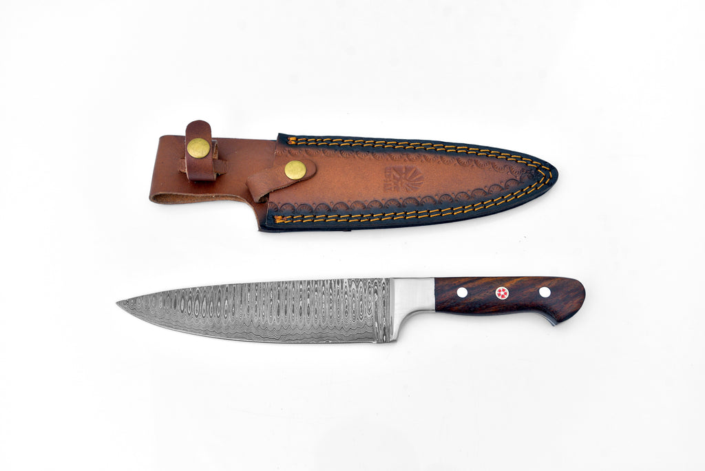 Damascus  8 1/2 in. Chef Knife