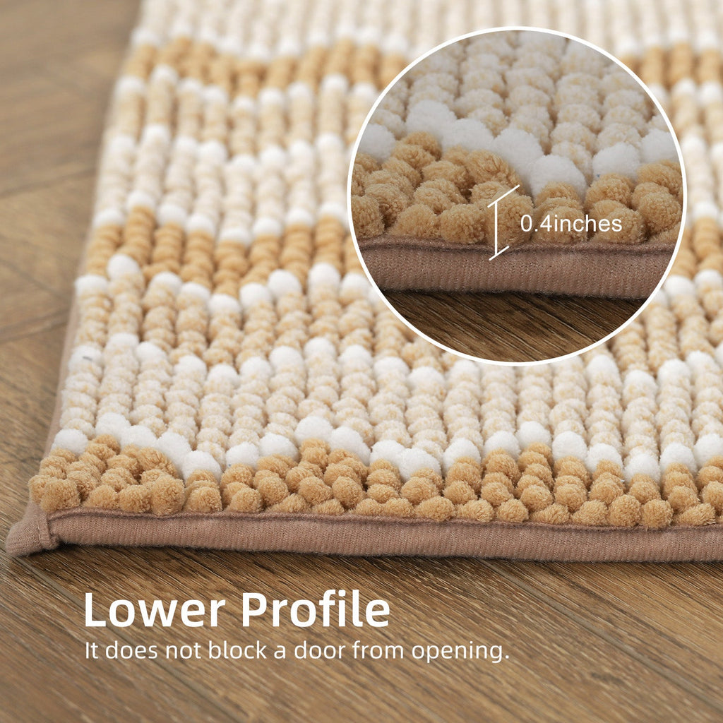 Kasentex Soft Absorbent Bath Rug - Plush Bathroom Mat