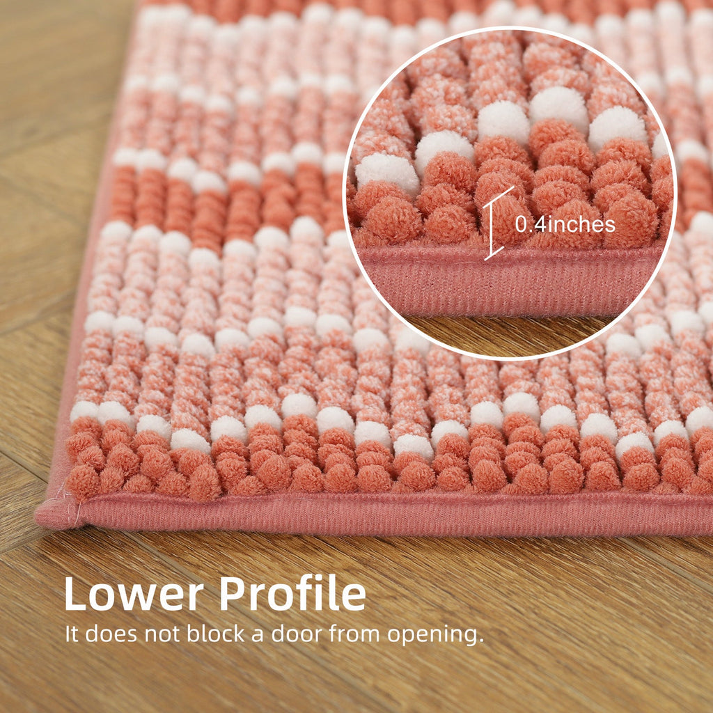 Kasentex Soft Absorbent Bath Rug - Plush Bathroom Mat