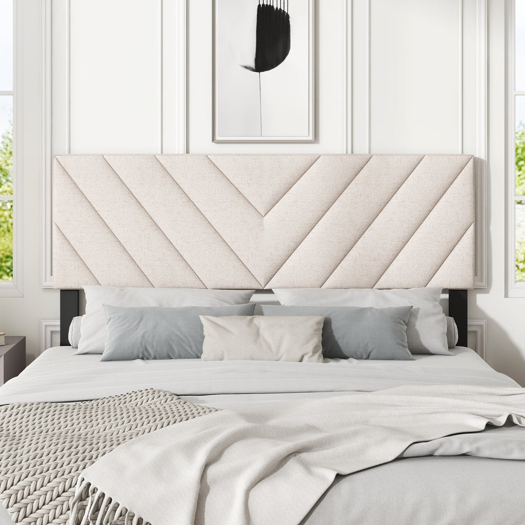 Linen Upholstered Headboard Full/Queen