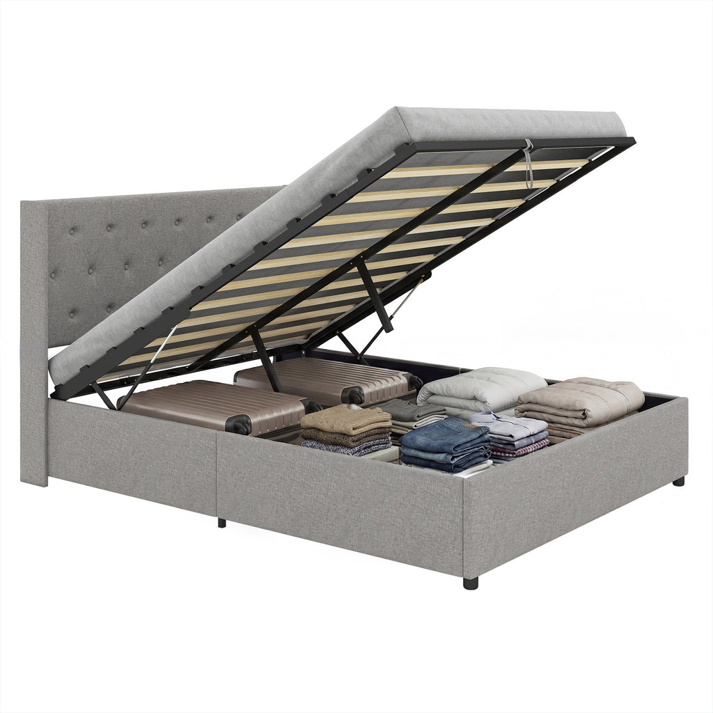 Queen Size Lift-up Storage Bed