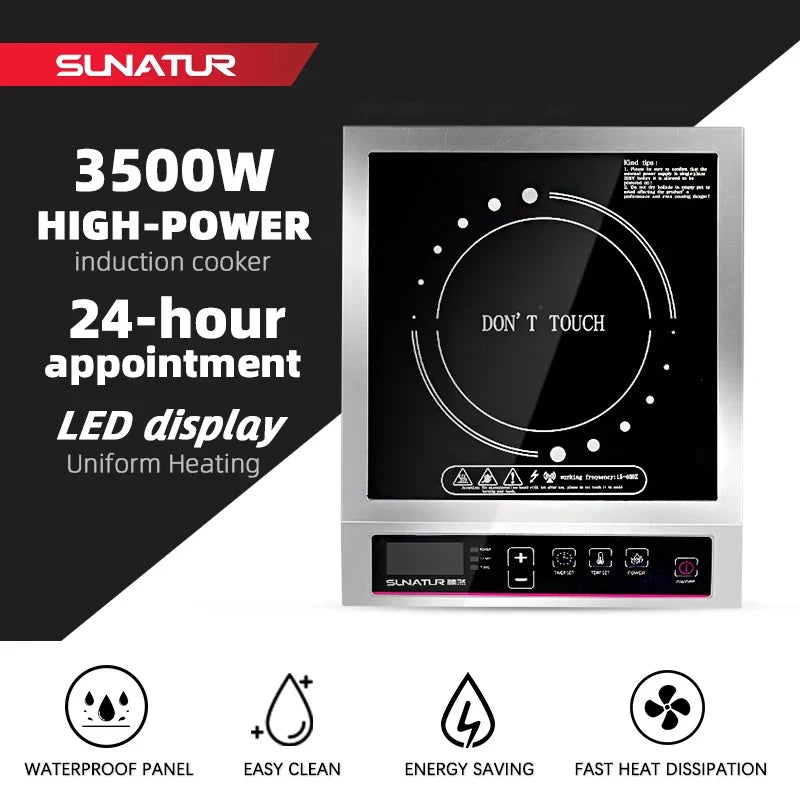 SUNATUR 3500w Single induction cooktop
