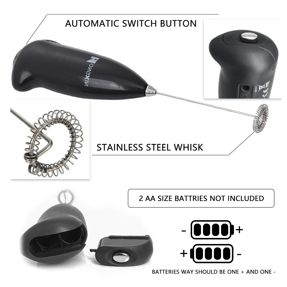 Automatic Electric Mini Milk Frother Portable