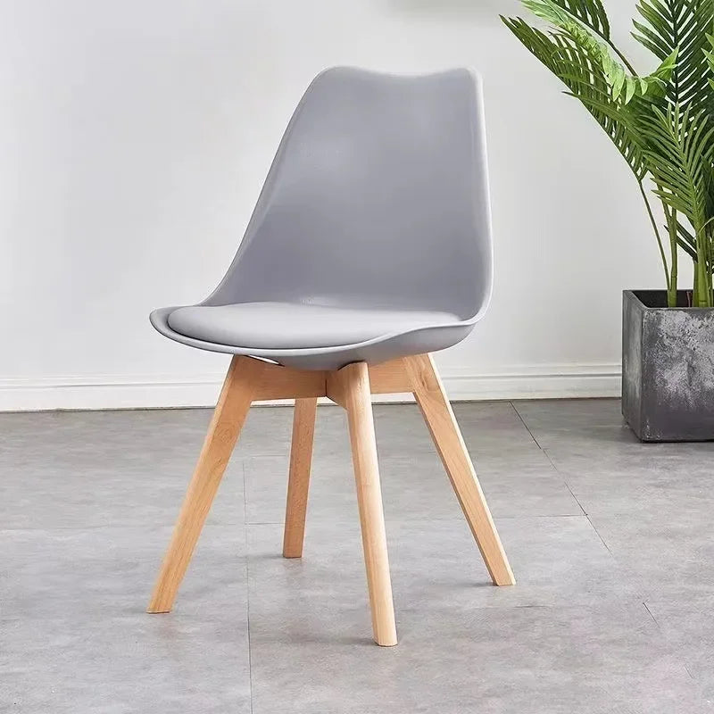 Modern Dining Chair Minimalist Nordic Backrest
