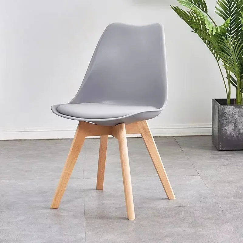 Modern Dining Chair Minimalist Nordic Backrest