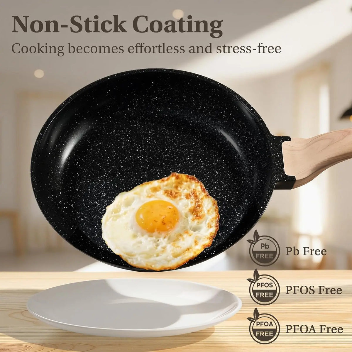 25-Piece Nonstick Cookware Set, Induction Compatible