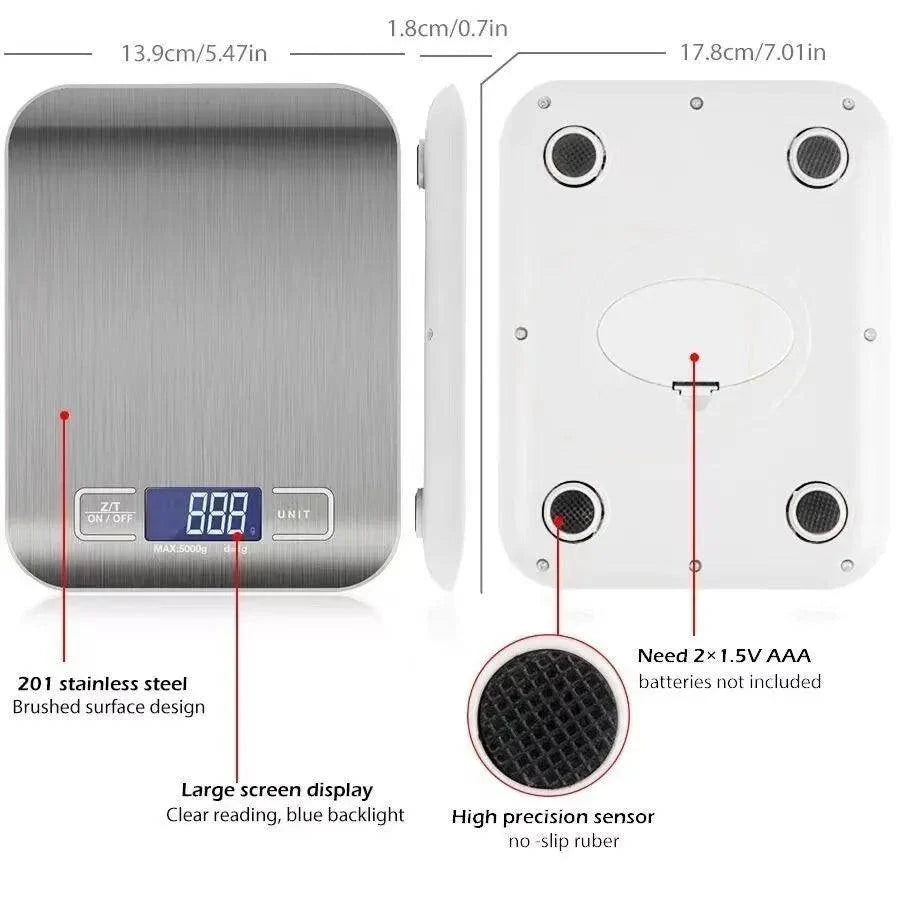 Stainless Steel Digital Food Scale