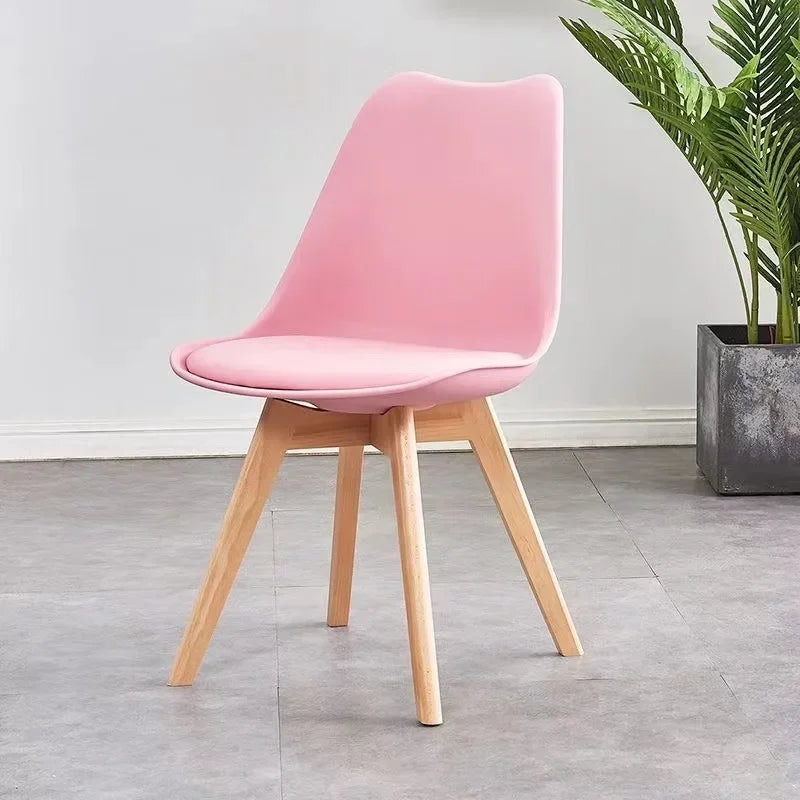 Modern Dining Chair Minimalist Nordic Backrest