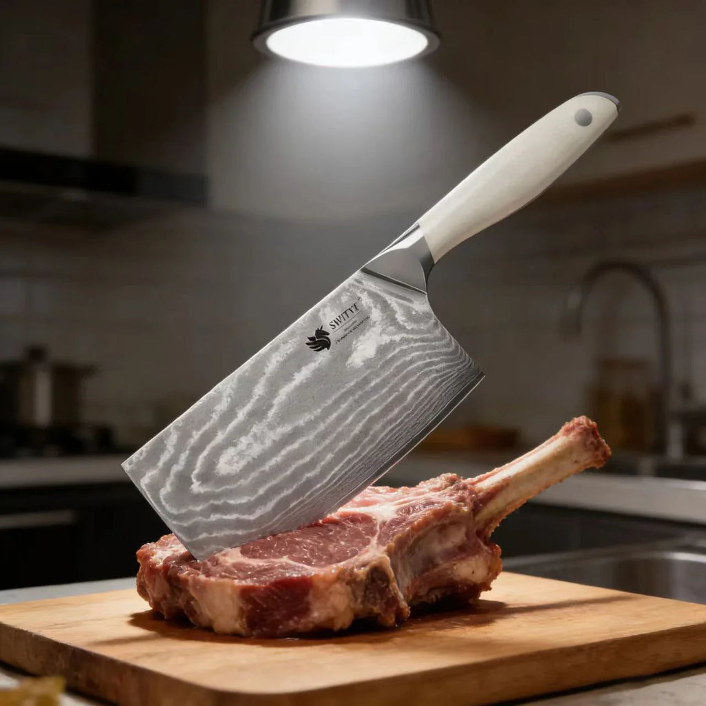 7.5 Inch Chopper Knife 67-layers Damascus Steel Blade