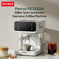 Espresso Coffee Machine With Milk Frother Wand And Removable Water Tank