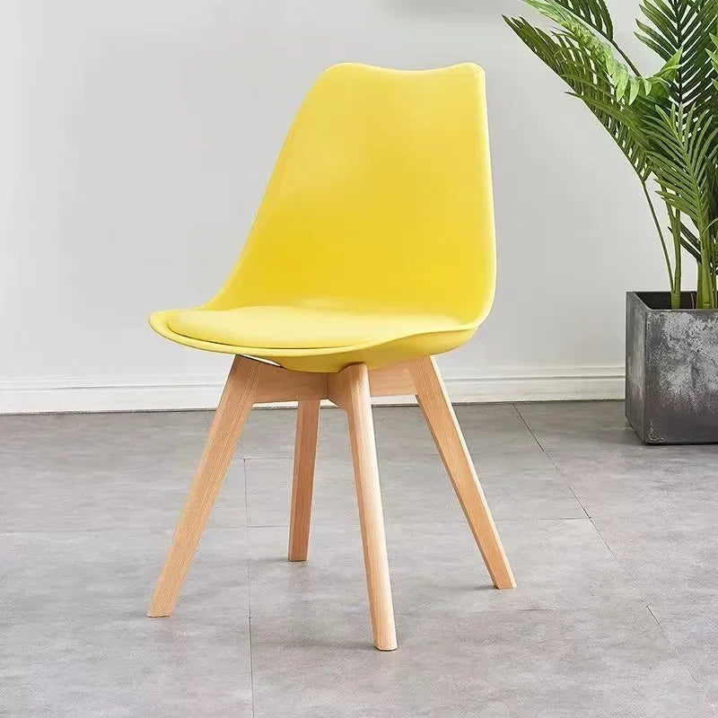 Modern Dining Chair Minimalist Nordic Backrest