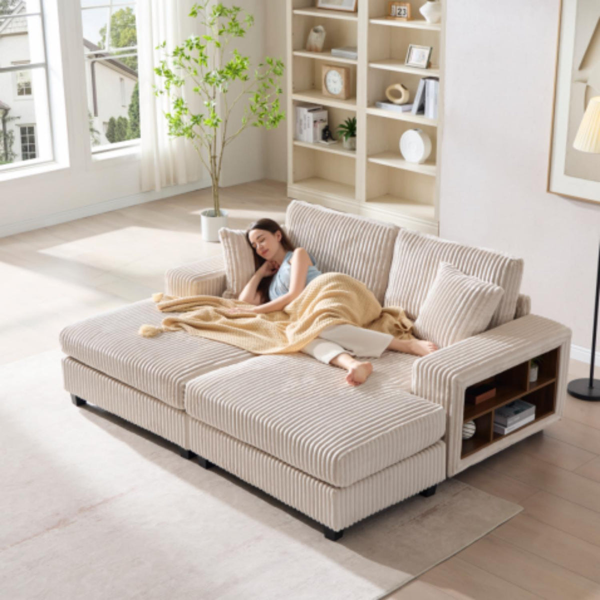 Convertible Sectional Sofa, Sleeper