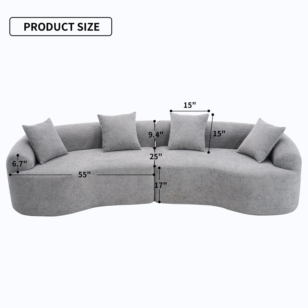 4 Seater Sofa w/ sleeper