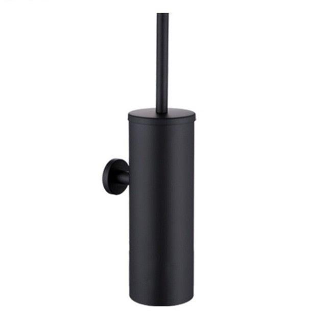 Toilet Brush Holder Matt Black  Stainless Steel