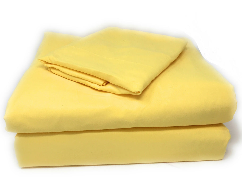 Tache Microfiber Sunny Yellow Bed Sheet Set
