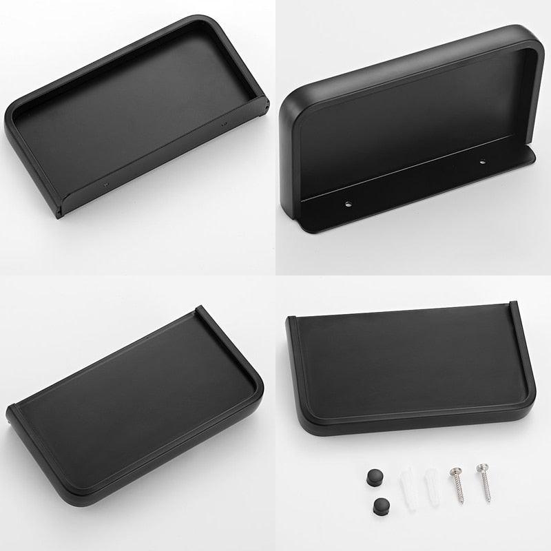 Black Stainless Steel Toilet Paper Holder