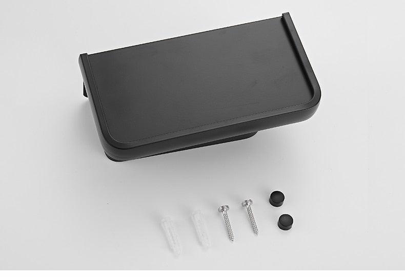 Black Stainless Steel Toilet Paper Holder
