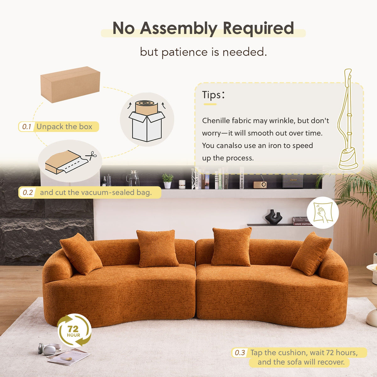 4 Seater Sofa w/ sleeper