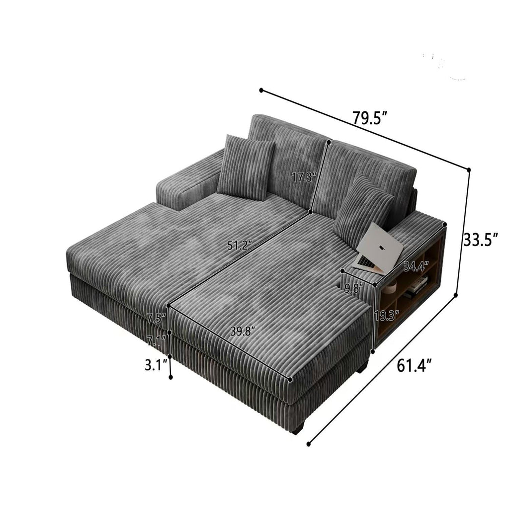 Convertible Sectional Sofa, Sleeper