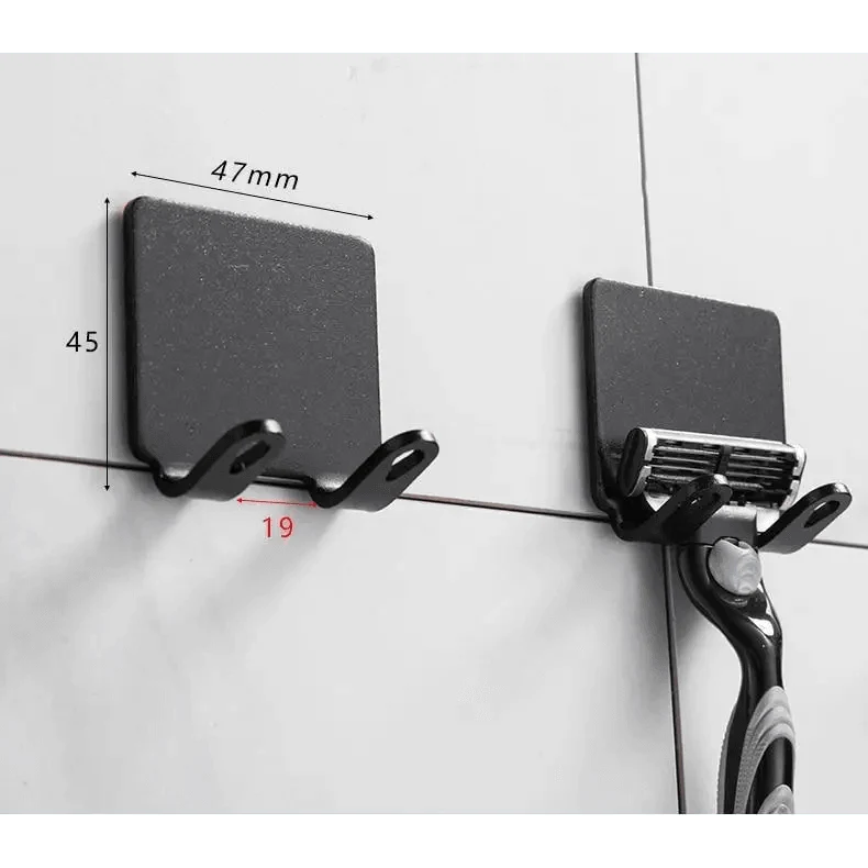 2 Pcs Razor Holder Hook