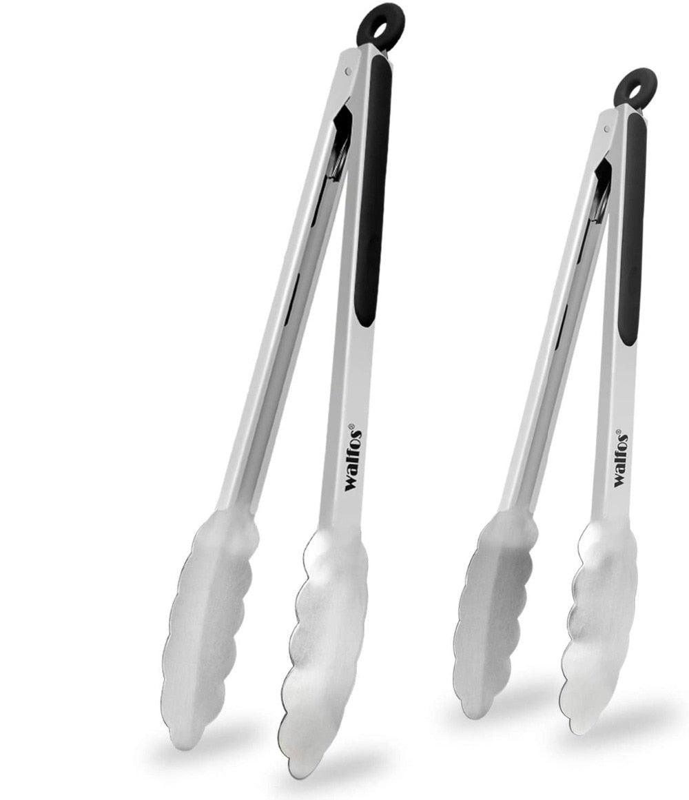 Extra Long Stainless Steel BBQ Tongs