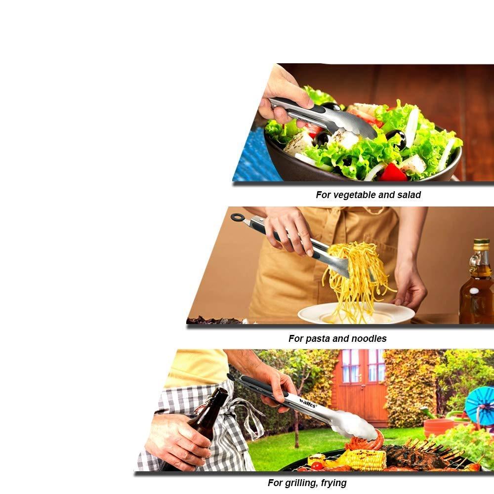 Extra Long Stainless Steel BBQ Tongs