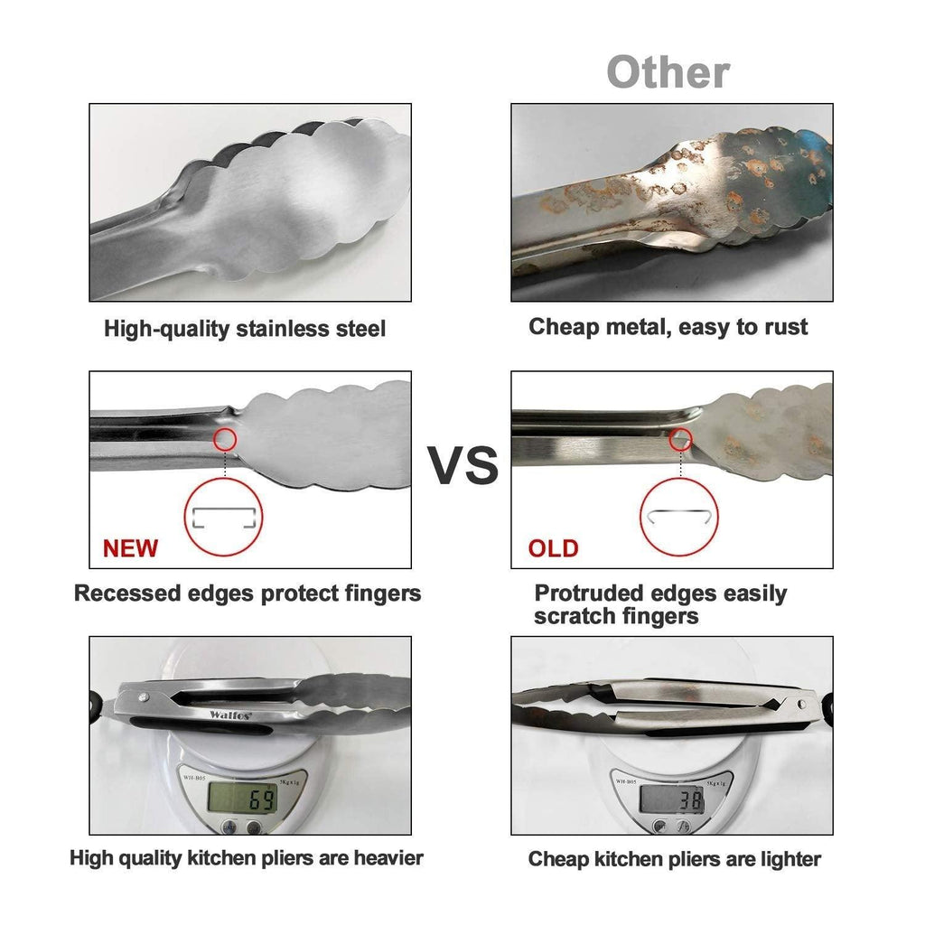 Extra Long Stainless Steel BBQ Tongs