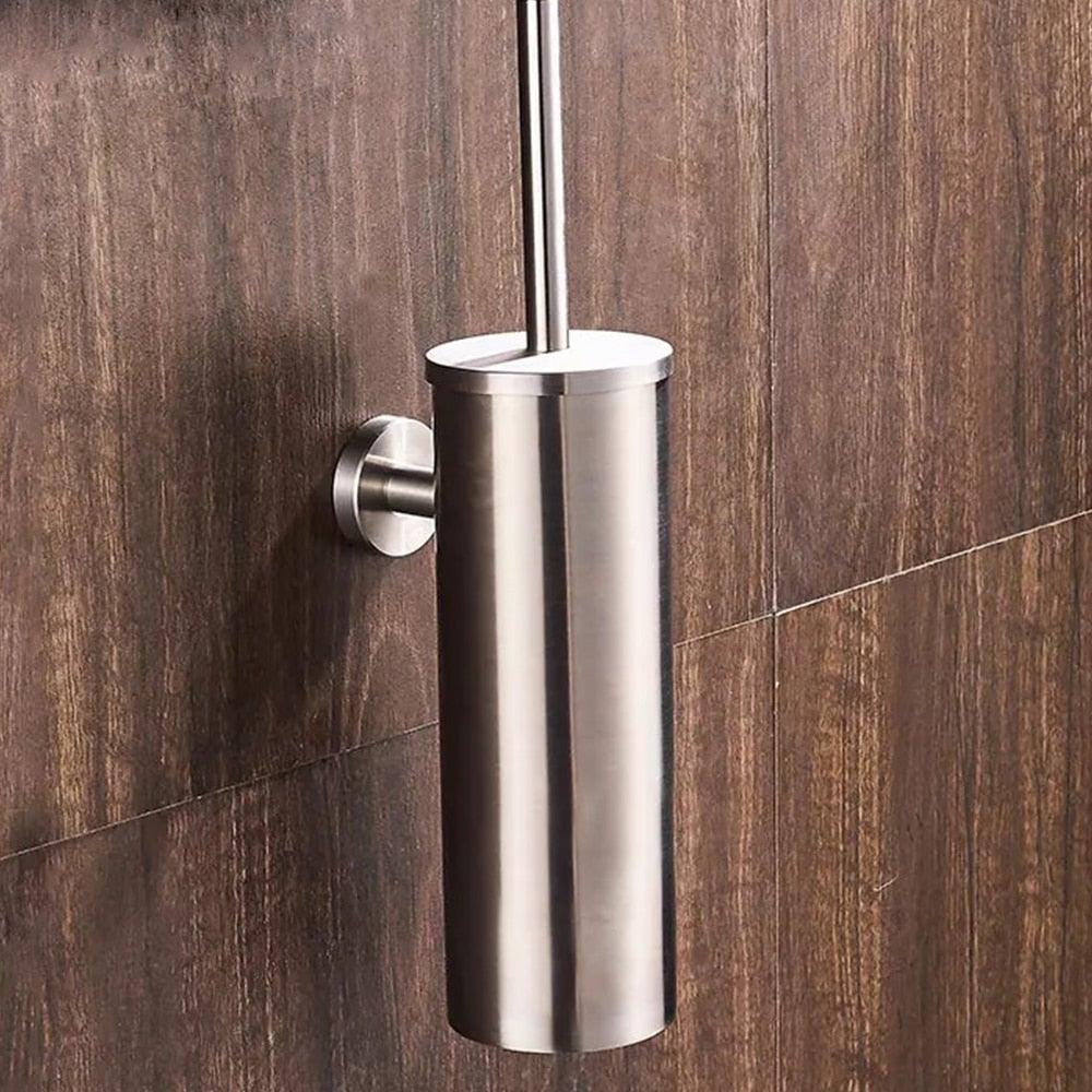 Wall Mounted Stainless Steel Toilet Cleaning Brush Holder