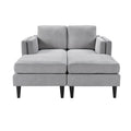 Chaise Lounge Sofa Bed With Dual Layer Armrests