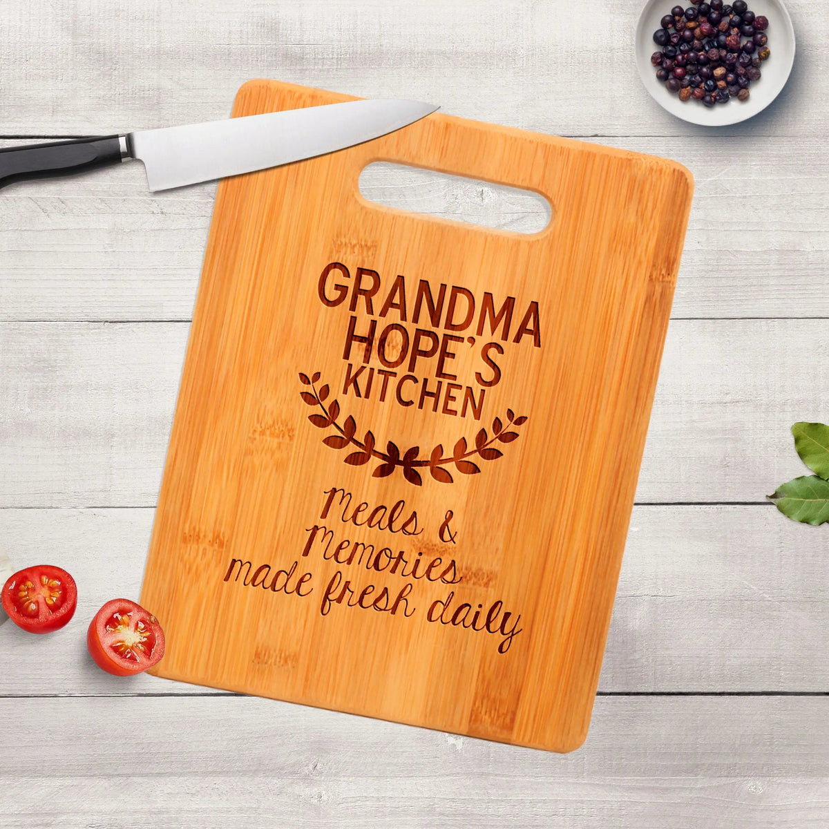Grandma's Kitchen Cutting Board - Personalized
