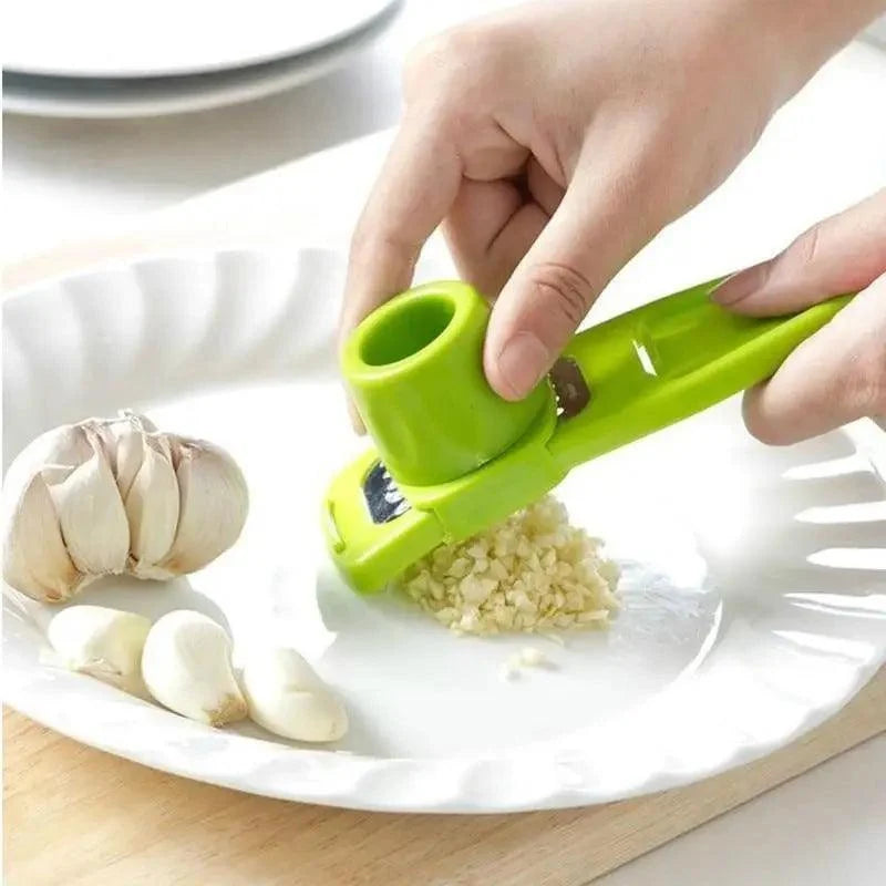 New Incredible Stainless Steel Garlic Press