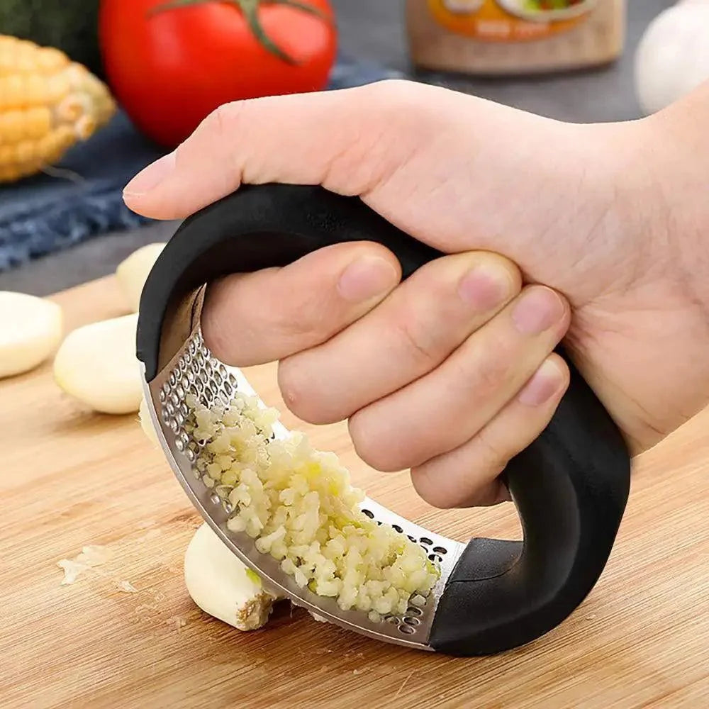 New Incredible Stainless Steel Garlic Press